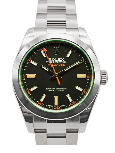 rolex milgauss titan black replica|rolex 116400gv milgauss.